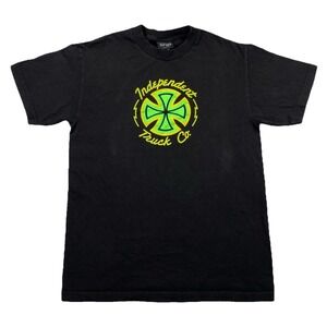 Independent Truck Co T-Shirt Skateboarding Black Y2K Men's Medium